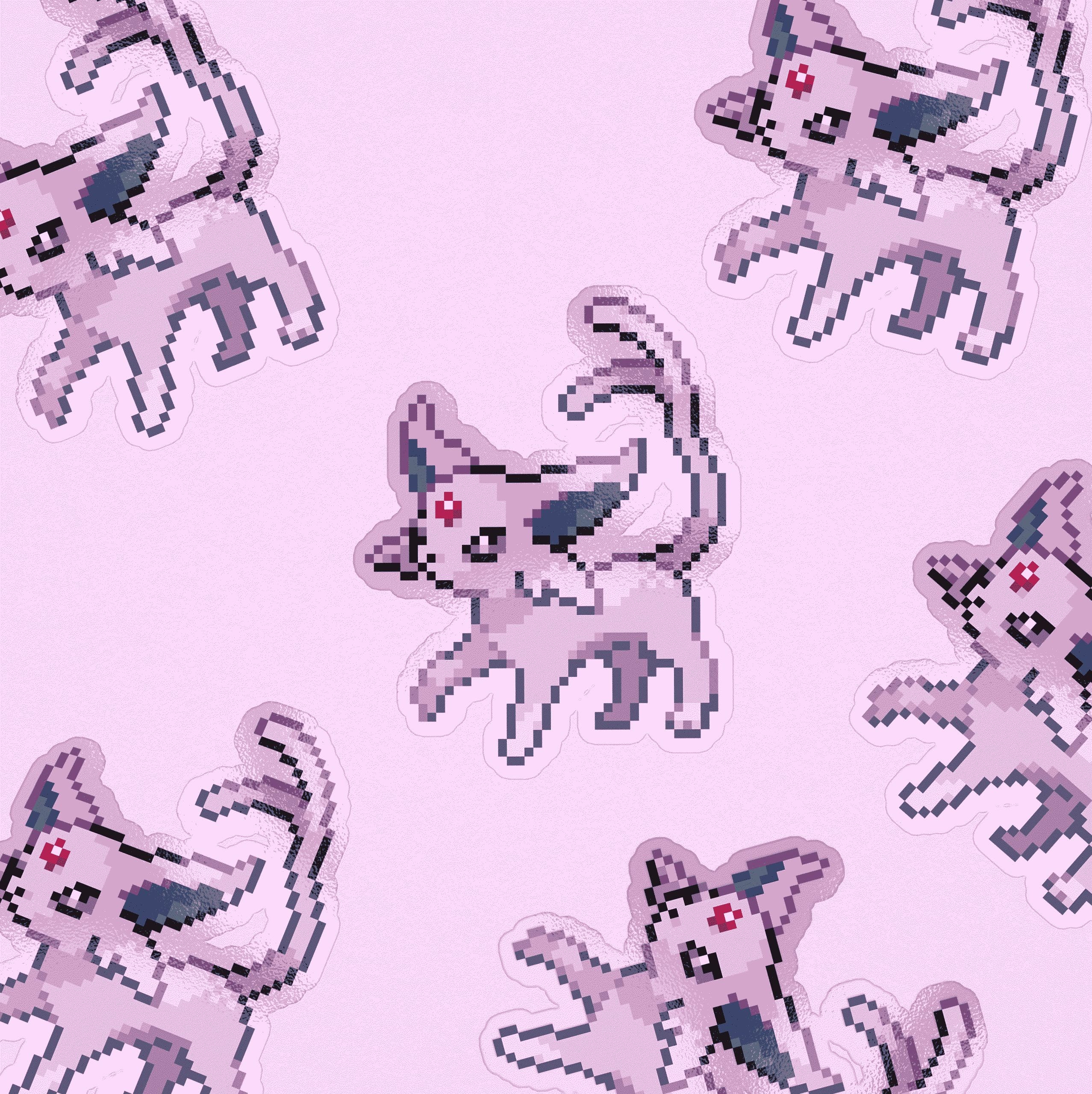 espeon pixel sticker