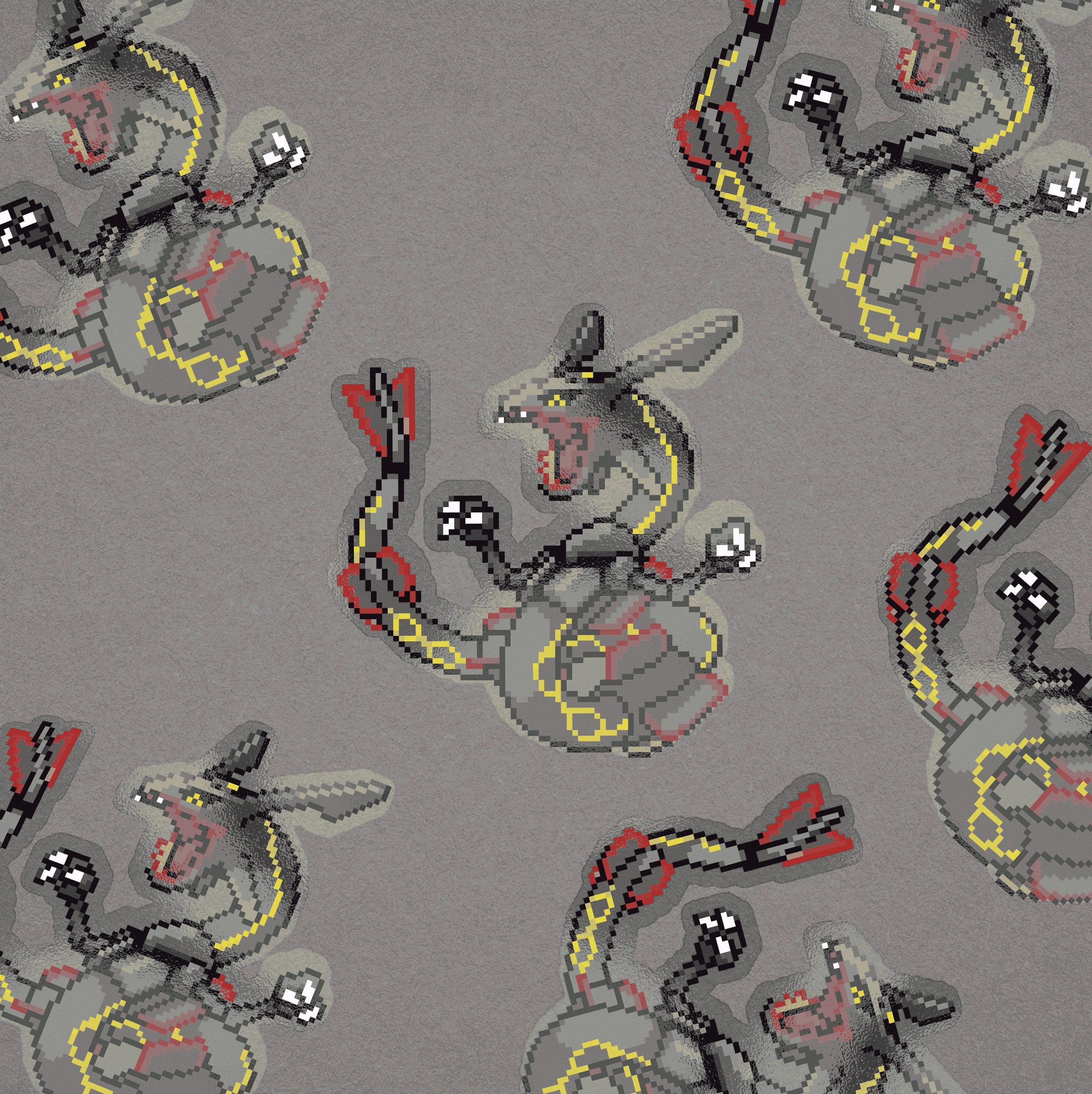 shiny rayquaza pixel sticker shiny rayquaza pixel sticker