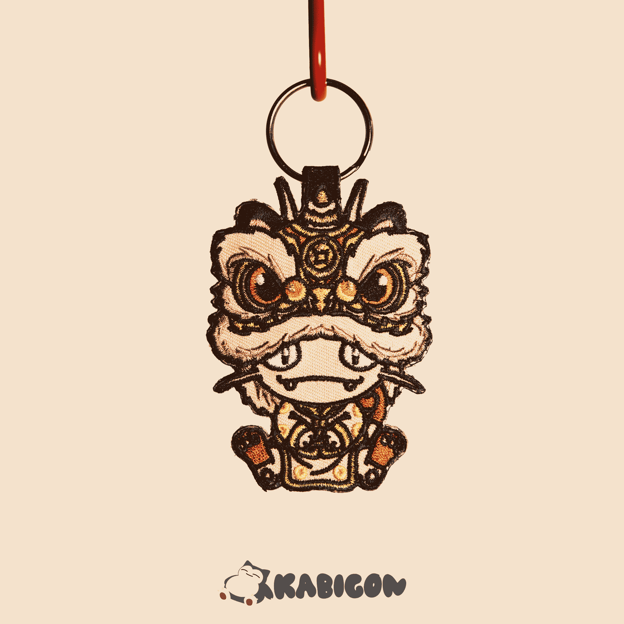 meowth lunar new year keytag