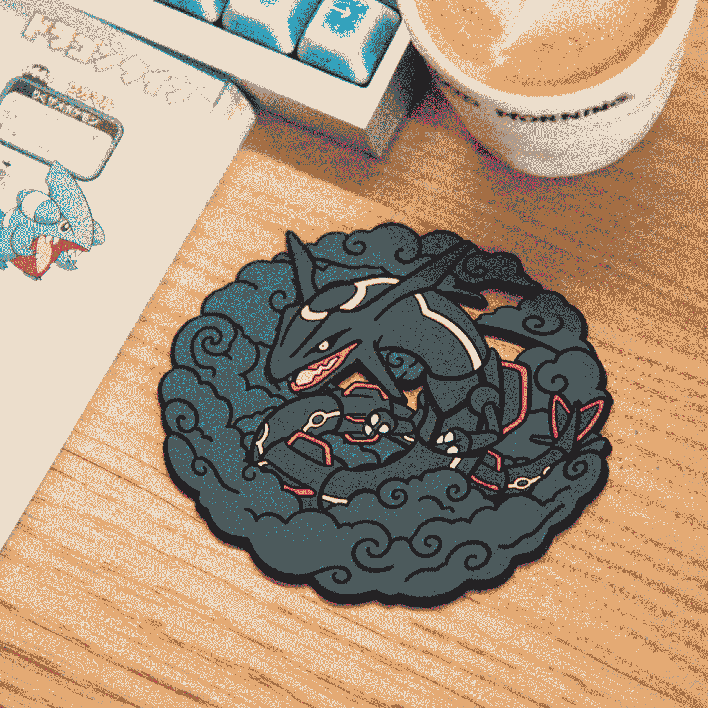 shiny rayquaza coaster shiny rayquaza coaster